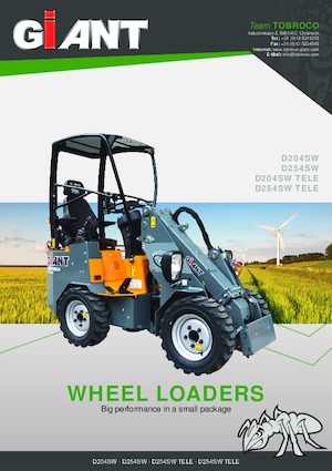 Kolové nakladače Giant D 254 SW