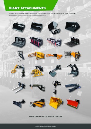 Kolové nakladače Giant D 337 T