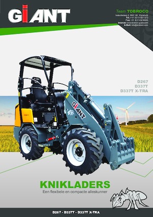 Kolové nakladače Giant D 337 T