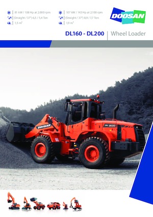 Kolové nakladače Doosan DL 160