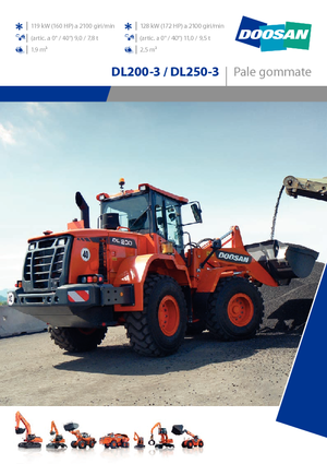 Kolové nakladače Doosan DL250-3