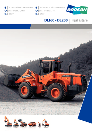 Kolové nakladače Doosan DL 200
