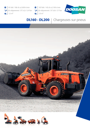 Kolové nakladače Doosan DL 200
