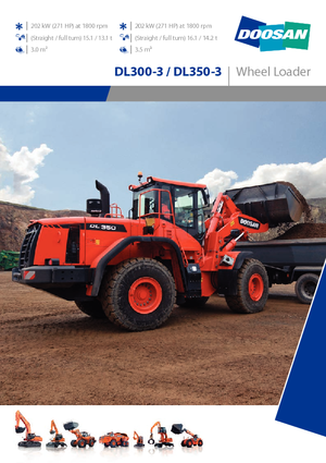 Kolové nakladače Doosan DL300-3