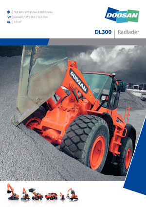 Kolové nakladače Doosan DL 300