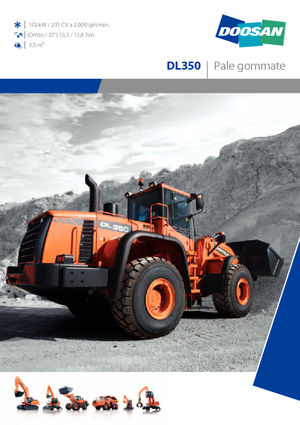 Kolové nakladače Doosan DL 350