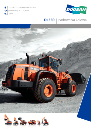 Kolové nakladače Doosan DL 350