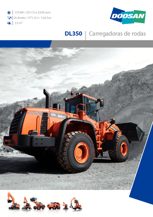 Kolové nakladače Doosan DL 350