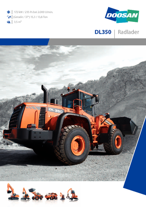 Kolové nakladače Doosan DL 350