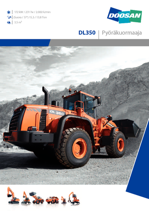 Kolové nakladače Doosan DL 350