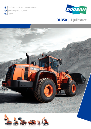 Kolové nakladače Doosan DL 350