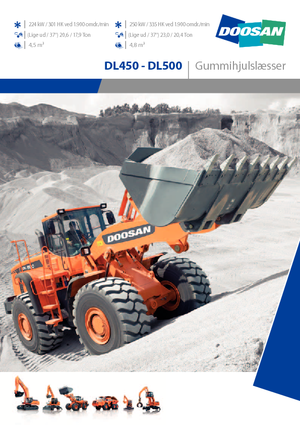 Kolové nakladače Doosan DL 500