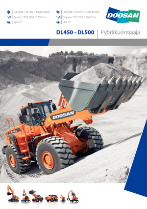 Kolové nakladače Doosan DL 500