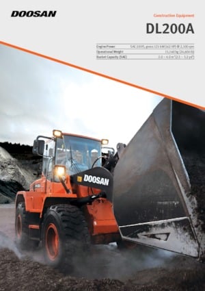 Kolové nakladače Doosan DL200A