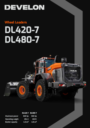 Kolové nakladače Develon DL420-7