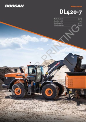 Kolové nakladače Doosan DL420-7