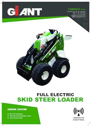 Smykem řízené nakladače Giant E-Skid