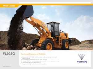 Kolové nakladače Foton Lovol FL938H