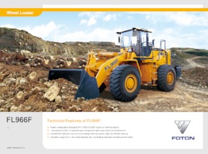 Kolové nakladače Foton Lovol FL966F-II