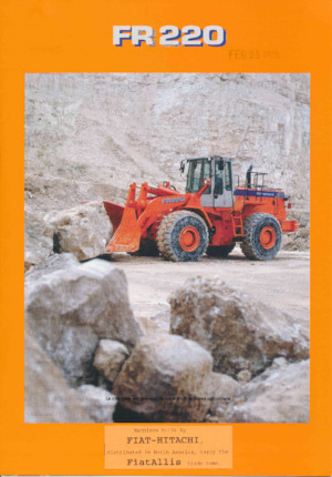 Kolové nakladače Fiat-Hitachi FR 220
