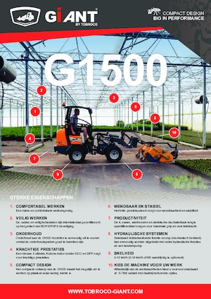 Kolové nakladače Giant G1500