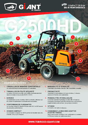 Kolové nakladače Giant G2500 X-tra HD