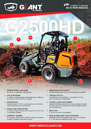Kolové nakladače Giant G2500 X-tra HD