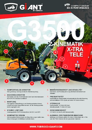 Kolové nakladače Giant G3500 Tele