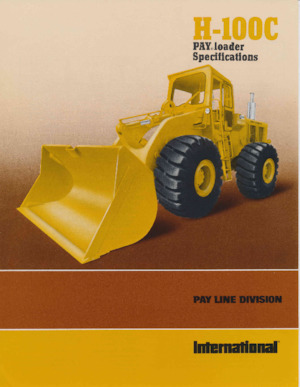 Kolové nakladače International Harvester H-100C
