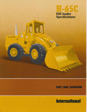 Kolové nakladače International Harvester H-65C