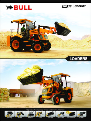 Kolové nakladače Bull HD76