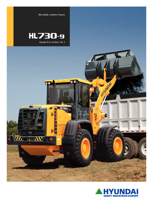 Kolové nakladače Hyundai HL 730-9