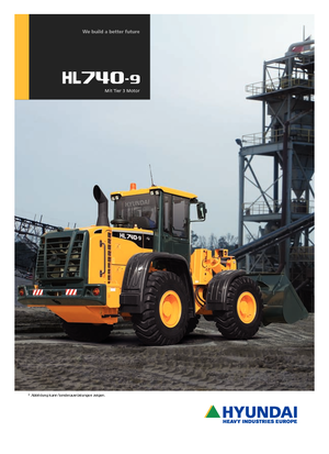 Kolové nakladače Hyundai HL 740-9