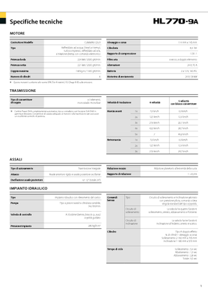 Kolové nakladače Hyundai HL 770-9 A