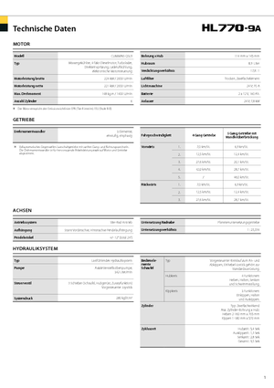 Kolové nakladače Hyundai HL 770-9 A