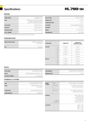 Kolové nakladače Hyundai HL 780-9 A
