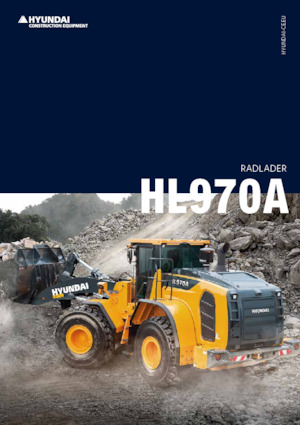 Kolové nakladače Hyundai HL970AXT