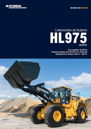 Kolové nakladače Hyundai HL975