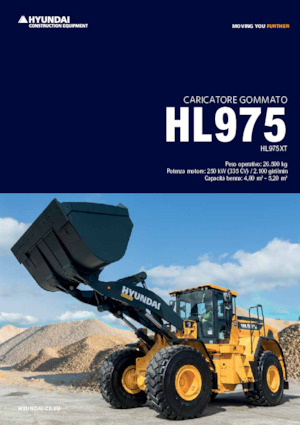 Kolové nakladače Hyundai HL975