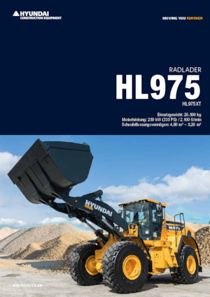 Kolové nakladače Hyundai HL975 XT