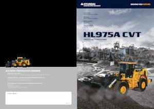 Kolové nakladače Hyundai HL975ACVT