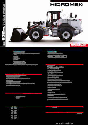 Kolové nakladače Hidromek HMK 635 WL