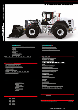 Kolové nakladače Hidromek HMK 640 WL