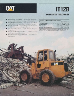 Kolové nakladače Caterpillar IT 12 B