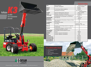 Zemědělské kolové nakladače Ostler K3