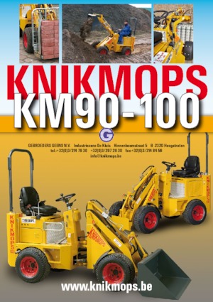 Kolové nakladače Gebr. Geens KM100