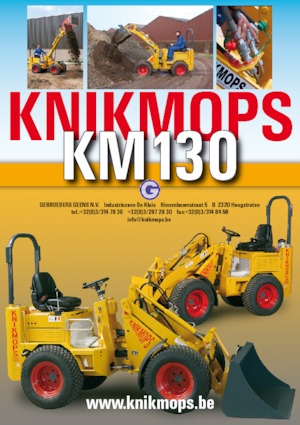 Kolové nakladače Gebr. Geens KM130TE