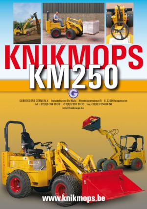 Kolové nakladače Gebr. Geens KM250TE