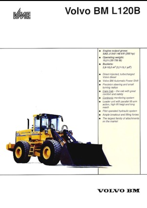 Kolové nakladače Volvo L 120 B