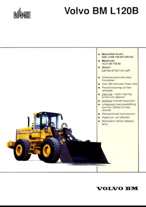 Kolové nakladače Volvo L 120 B